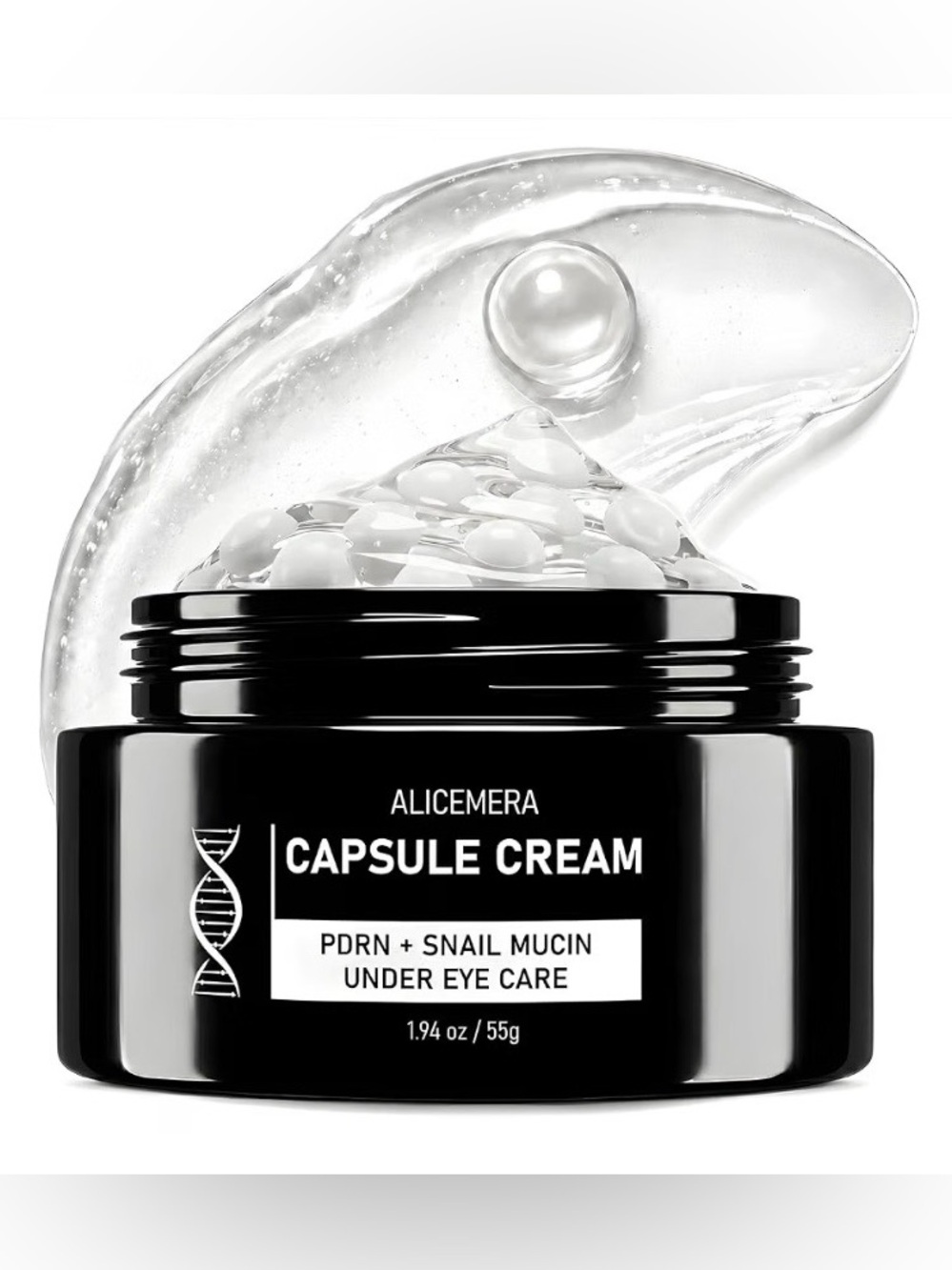 Under Eye Cream PDRN Snail Mucin Niacinamide Collagen Alicemera 1.94oz EXP: 4/29